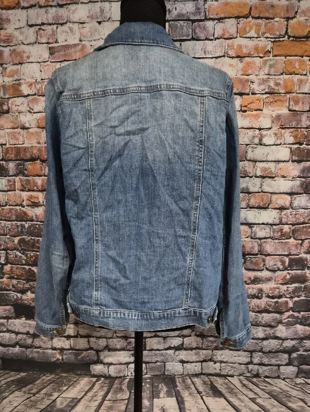 Denim 24/7 Light Blue Washed Denim Jacket